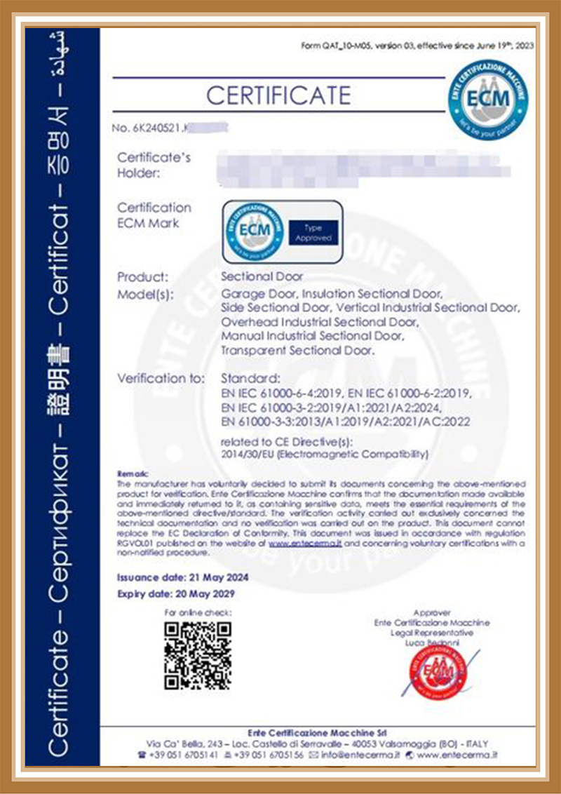 표준:CE-SSD<br> 번호:6K240521.KBLDN78